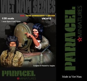 画像1: Paracel Miniatures[VN2415]1/35 北ベトナム軍 戦車指揮官(2)(2体セット) (1)