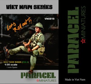 画像1: Paracel Miniatures[VN0815]1/35 北ベトナム軍 戦車跨乗兵(A) (1)