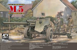 画像1: AFV  Club[FV35181]1/35アメリカ M5 3インチ対戦車砲 M6砲架 (1)