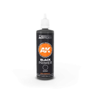 画像1: AKアクリル3G[AK11242]3Gブラックプライマー　100ML (1)