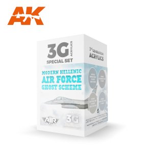 画像1: AKアクリル3G[AK11753][3G]現用ギリシャ空軍ゴースト迷彩4色セット (1)