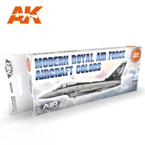 画像1: AKアクリル3G[AK11755][3G]現用イギリス空軍航空機カラー8色セット (1)