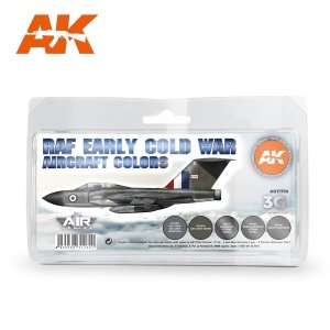 画像1: AKアクリル3G[AK11756][3G]イギリス空軍航空機カラー5色セット冷戦初期 (1)