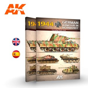 画像1: AKインタラクティブ[AK916]書籍1944ドイツ戦車迷彩塗装ガイド・ノルマンディ戦線 (1)