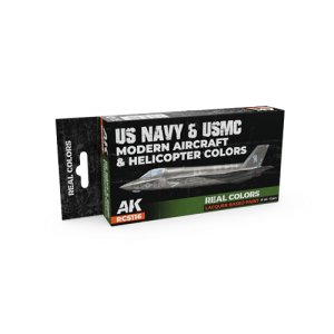 画像1: AKインタラクティブ[RCS116]US海軍・海兵隊航空機現用カラー6色セット (1)