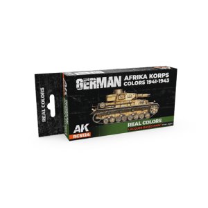 画像1: AKインタラクティブ[RCS124]ドイツアフリカ軍団戦車カラー6色セット (1)