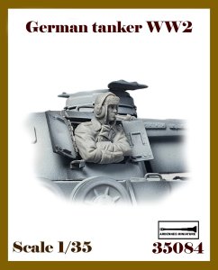 画像1: アルデンヌミニチュア[AR35084]1/35 WWII ドイツ 砲塔ハッチから顔を出す砲手 (1)