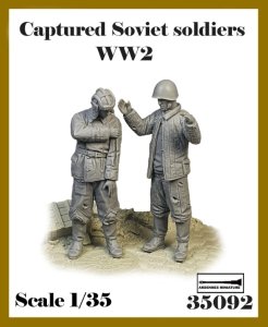 画像1: アルデンヌミニチュア[AR35092]1/35 WWII 露/ソ 捕虜の兵士セット(2体入) (1)