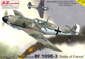 画像1: AZモデル[AZM7661]1/72 Bf109E-3「バトル・オブ・フランス」 (1)