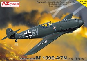 画像1: AZモデル[AZM7666]1/72 Bf109E-4/7N 「夜間戦闘機」 (1)