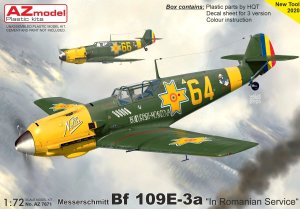 画像1: AZモデル[AZM7671]1/72 Bf109E-3a ルーマニア (1)