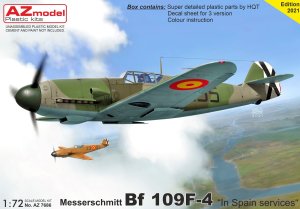 画像1: AZモデル[AZM7686]1/72 Bf109F-4 「スペイン」 (1)