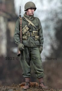 画像1: Alpine Miniatures[AM35304]1/35 WWIIアメリカ陸軍歩兵 冬姿の歩兵 (1)