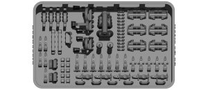 画像1: BSK Model[BSKD35016]1/35 WWII アメリカ M5スチュアート軽戦車用ディテールセット (1)