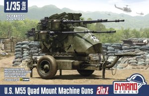 画像1: ダイナモモデルズ[DYN35DM001]1/35 M55 四連装機関銃トレーラー"2 in 1" (1)