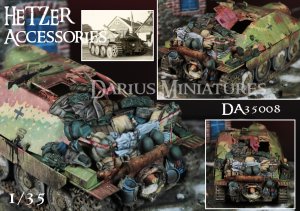 画像1: Darius Miniatures[DA35008]1/35 WWII ドイツ ヘッツァー駆逐戦車用積荷セット (1)