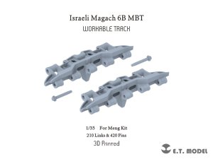 画像1: E.T.MODEL[P35-403]1/35 現用 イスラエル マガフ6B主力戦車用可動履帯(モンモデル用) (1)