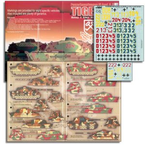 画像1: Echelon[AXT351001]第101重戦車大隊所属のTiger II デカールセット (1)