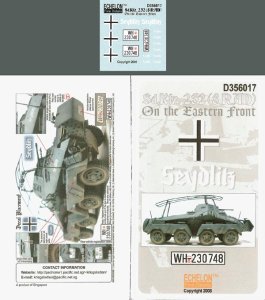 画像1: Echelon[D356017]sd.kfz.232 8輪装甲車東部戦線 (1)