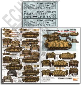 画像1: Echelon[D356302]1/35 WWII ドイツ 第1SS装甲師団のIII号突撃砲A/F/G型 パリ/ハリコフ/クルスク (1)