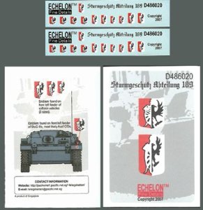 画像1: Echelon[D486020]Sturmgeschutz Abteilung 189 (1/48) (1)