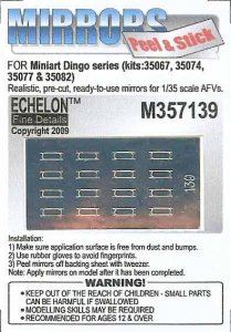 画像1: Echelon[M357139]Daimler Dingo series Mirrors (Miniart) (Adhesive) (1)