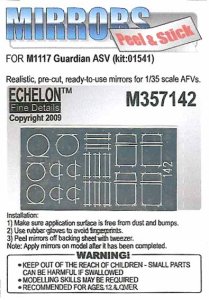 画像1: Echelon[M357142]M1117 ASV Mirrors (Trumpeter) (Adhesive) (1)