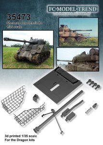 画像1: FC★MODEL[FC35473]1/35 アメリカ軍 シャーマンディテールアップパーツセット（ドラゴン) (1)