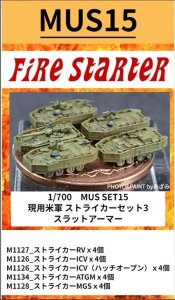 画像1: Fire Starter[FS-MUS15]1/700　現用米軍 ストライカーセット3　スラットアーマー (1)