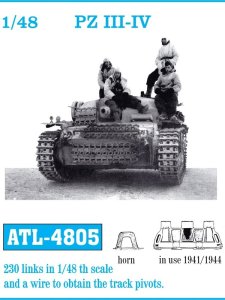 画像1: Friul Model[ATL-4805]1/48 WWII ドイツ III号戦車/IV号戦車用履帯(1941-1944年) (1)