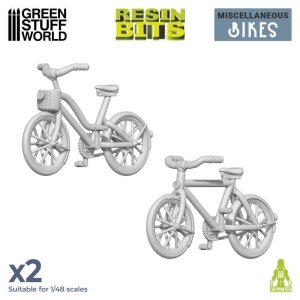 画像1: グリーンスタッフワールド[GSWD-12420]3D printed set - Bikes (1)