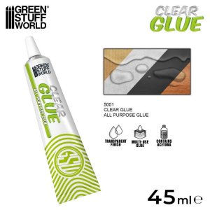 画像1: グリーンスタッフワールド[GSWD-5001]Silicone glue - Clear Glue 45ml (1)