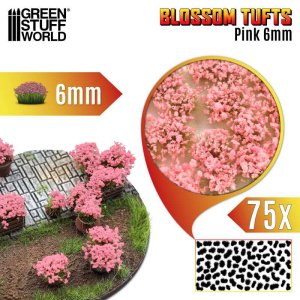 画像1: グリーンスタッフワールド[GSWD-13006]ジオラマ素材　満開の花ピンク　6ｍｍ (1)