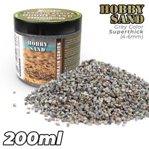 画像1: グリーンスタッフワールド[GSWD-13334]Extra Thick Hobby Sand - Dark Grey 200ml (1)