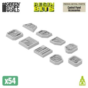 画像1: グリーンスタッフワールド[GSWD-13555]Mecha Detail Parts - Control Panel Accessories (1)