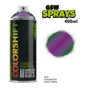 画像1: グリーンスタッフワールド[GSWC-2212]カメレオンメタリックカラースプレー トキシックパープル 400ml (1)