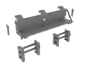 画像1: HDMODELS[HDM35190]1/35　M4 cast hull - rear spare tracks holders and storage shelf (1)