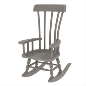 画像1: HDMODELS[HDM35204]1/35　rocking chair (1)