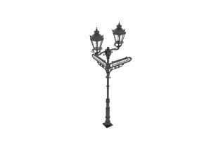 画像1: HDMODELS[HDM35246]1/35 German Street lamps (two lights, two signs) (1)