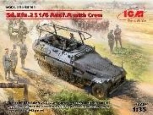 画像1: ICM[ICM35104]1/35 ドイツ Sd.Kfz.251/6 Ausf.A 装甲指揮車 w/クルー (1)