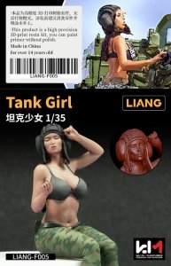 画像1: LIANG MODEL[LIANG-F005]1/35 タンクガール (1)