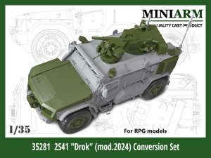 画像1: Miniarm[B35281]1/35 現用 ロシア 82mm自走迫撃砲2S41「ドローク」2024年型 コンバージョンセット(RPGスケールモデル用) (1)