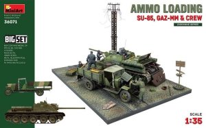 画像1: ミニアート[MA36071]1/35 弾薬装填(SU-85自走砲,GAZ-MM中型トラック&クルー6体入)ビッグセット (1)