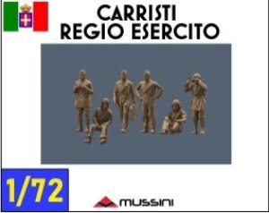 画像1: Mussini（ムッシーニ）[MM072-029]1/72 WWII イタリア王立軍戦車兵セット(6体入) (1)