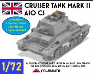 画像1: Mussini（ムッシーニ）[MM072-049]1/72 WWII イギリス Mk.II A10 CS巡航戦車 (1)