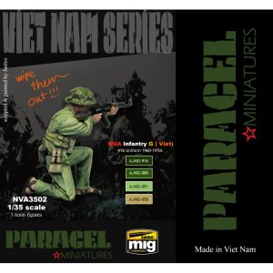 画像1: Paracel Miniatures[NVA3502]NVA Infantry G (VIET) (1)