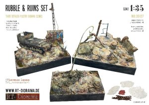 画像1: RTディオラマ[RTD35127]1/35 瓦礫 & 廃墟パーツセットII (1)