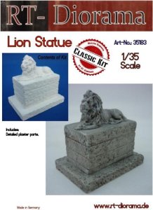 画像1: RTディオラマ[RTD35183]1/35 ライオン像 (1)