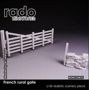 画像1: Rado Miniatures[RDM35B05]1/35 汎用 フランスの農場の門 (1)