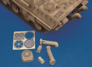 画像1: RoyalModel[RM050]1/35 独 パンター戦車後期型排気マフラー (1)